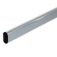 Riex VT24 akasztórúd, kerekített, 30x15 mm, 0,7 mm, 3000 mm, króm Kép