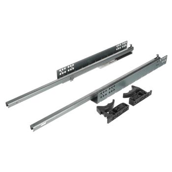 Riex NU04 rejtett fióksín, részleges kih úzású, csillapítással, 25 kg, 500 mm, 1D állítás Kép