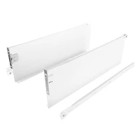 Riex NP11 fém fiókoldalas görgős fióksín , 150/450 mm, fehér Kép