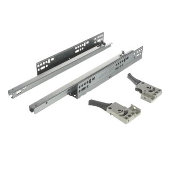 Riex NU31 rejtett fióksín, részleges kih úzású, csillapítással, 25 kg, 350 mm, 1D állítás Kép