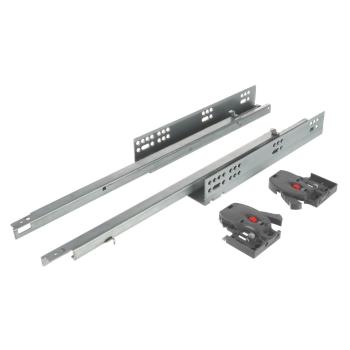 Riex NU30 rejtett fióksín, részleges kih úzású, csillapítással, 25 kg, 450 mm, 2D állítás Kép