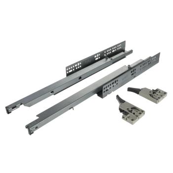 Riex NU69 rejtett fióksín, teljes kihúzá sú, csillapítással, 25 kg, 450 mm, 2D ál lítás Kép