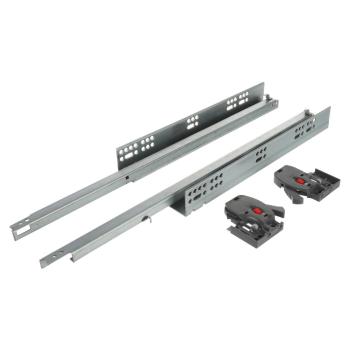 Riex NU30 rejtett fióksín, részleges kih úzású, csillapítással, 25 kg, 550 mm, 2D állítás Kép