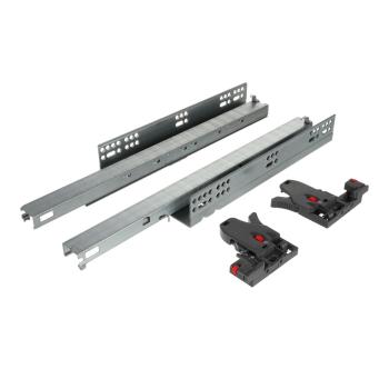 Riex NU80 rejtett fióksín, teljes kihúzá sú, csillapítással, szinkronizált, 40 kg , 450 mm, 3D állítás Kép