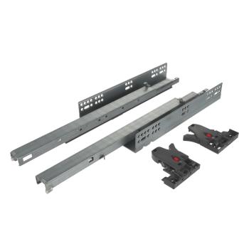 Riex NU70 rejtett fióksín, teljes kihúzá sú, nyomásra nyíló, szinkronizált, 35 kg , 400 mm, 2D állítás Kép