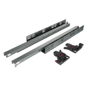 Riex NU80 rejtett fióksín, teljes kihúzá sú, csillapítással, szinkronizált, 40 kg , 600 mm, 3D állítás Kép