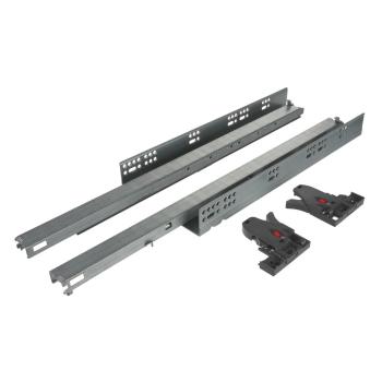 Riex NU70 rejtett fióksín, teljes kihúzá sú, nyomásra nyíló, szinkronizált, 35 kg , 600 mm, 2D állítás Kép