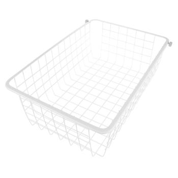 Riex VB63 drótkosár, W400, H175, 494 mm, fehér Kép