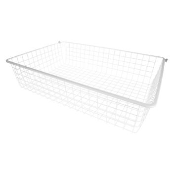 Riex VB63 drótkosár, W800, H175, 494 mm, fehér Kép