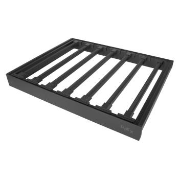 Riex VX75 acél nadrágtartó alumíniumkere ttel, W600, 420 mm, sötétszürke Kép