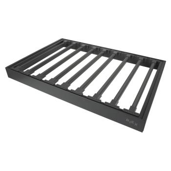 Riex VX75 acél nadrágtartó alumíniumkere ttel, W700, 420 mm, sötétszürke Kép