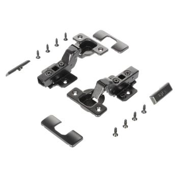 Riex NC70 közézáródó csillapítós pánt  + H0 excenteres talp, sötétszürke (2db) Kép